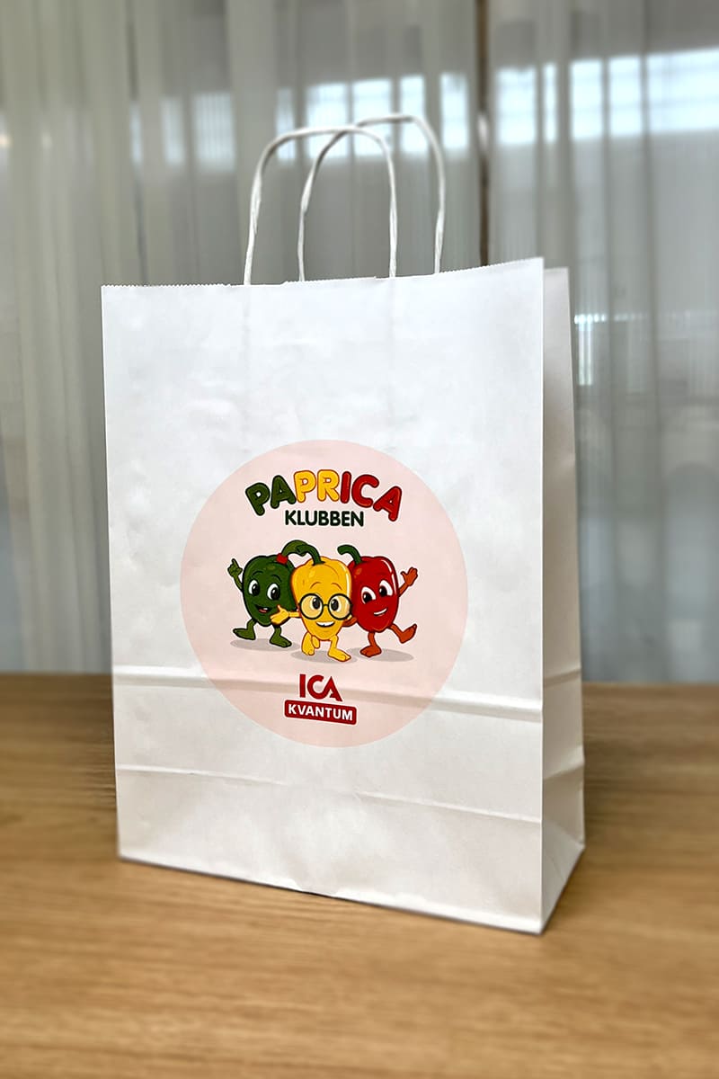 Ica Papricaklubben Papperspåse - Enklapack.se